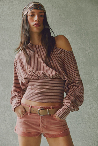 Chemisier Free People Marron Brodé De Fleurs - Taille 2, 100% Coton, Occasion En Très Bon état, Style Bohème
