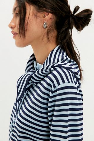 The Tiny Big Sister Lara Striped Scarf Cardi