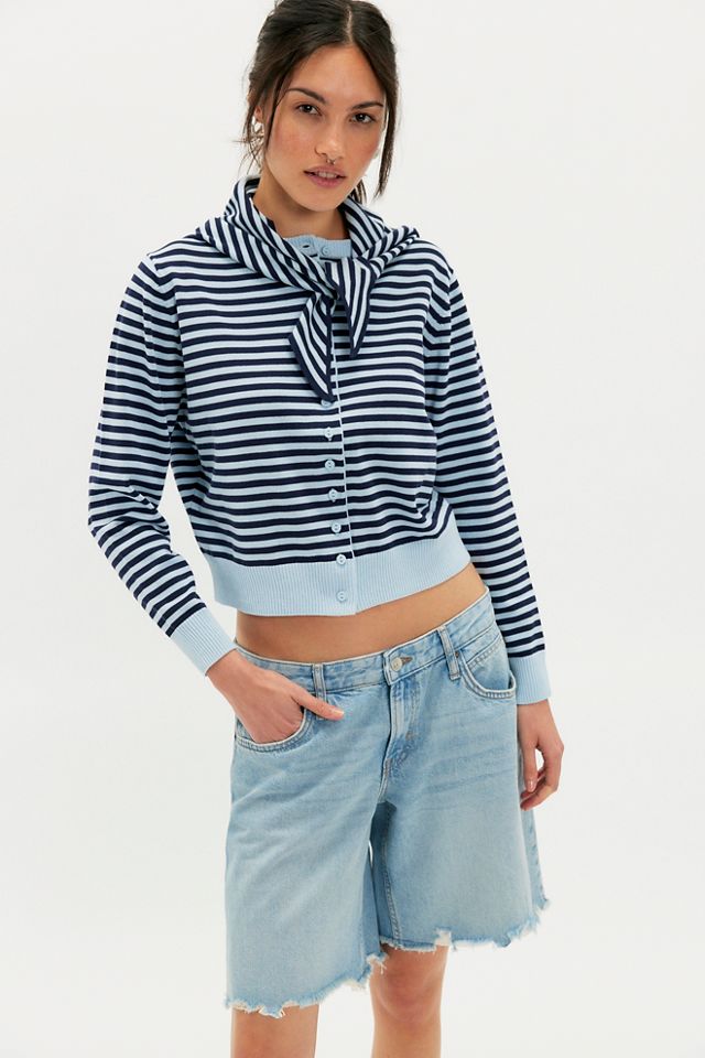 The Tiny Big Sister Lara Striped Scarf Cardi #3