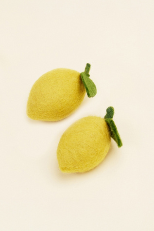 MODERNBEAST Lemon Wool Cat Toy Set