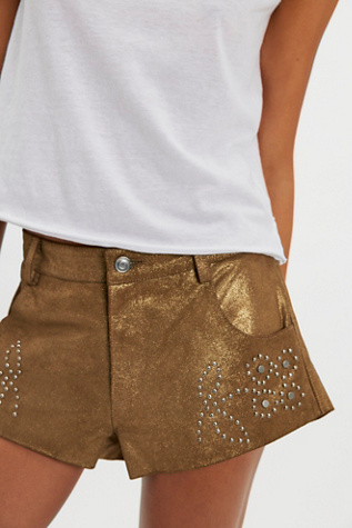 FP X Understated Leather Heart Of Gold Shorts | Free People