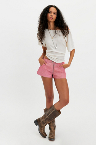 Understated Leather Perfect Leather Shorts