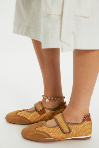 GOOD NEWS Lula Mary Jane Sneakers at Free People in Tan, Size: EU 38