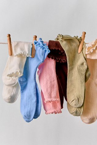 Pointelle Ru Socks