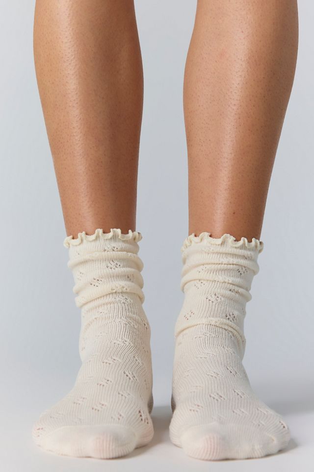 Pointelle Ru Socks #1