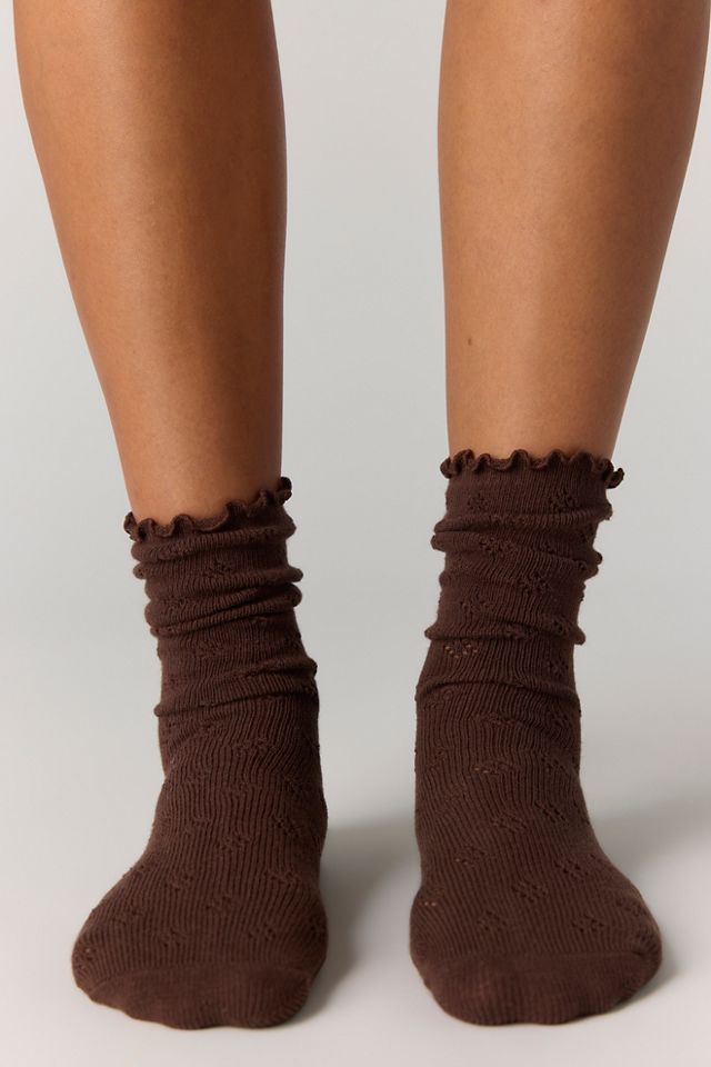 Pointelle Ru Socks #1