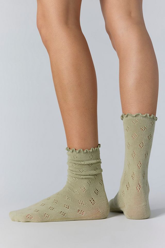 Pointelle Ru Socks #1
