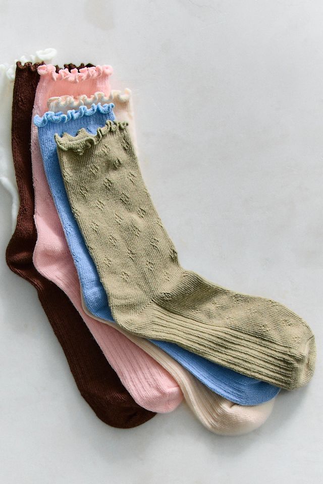 Pointelle Ru Socks #2