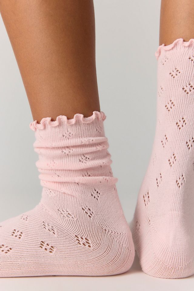 Pointelle Ru Socks #2