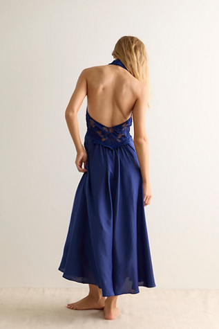 Женское платье Intimately Petal Party Midi Slip, цвет: Синий, вариант 1 — фото 2