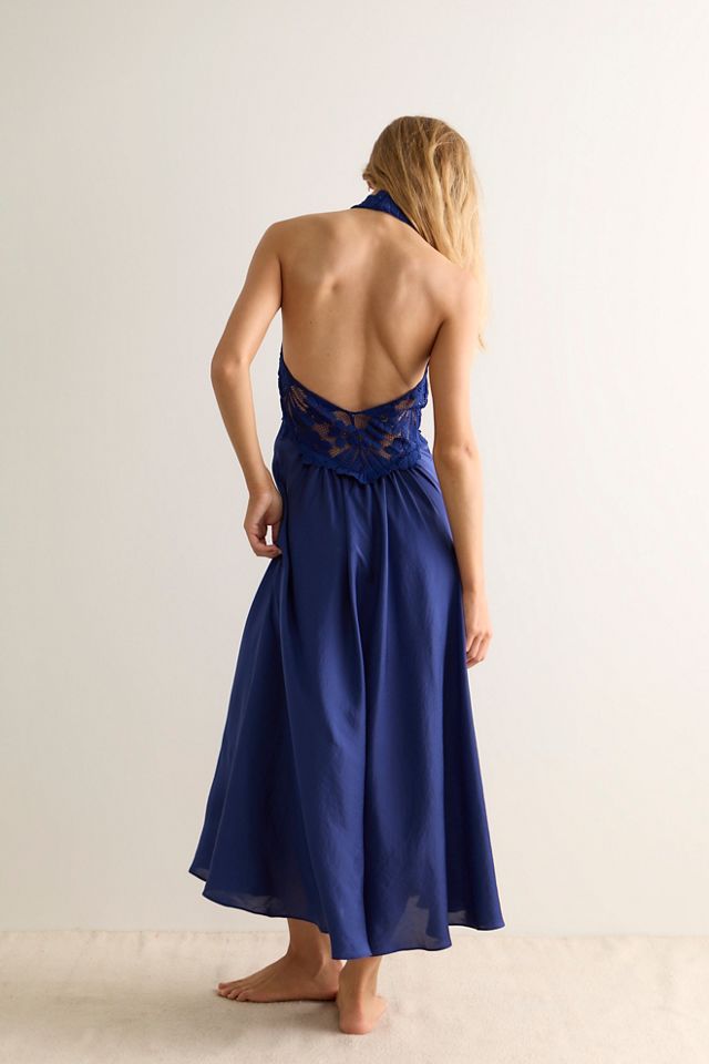 Robe midi à bretelles Petal Party #1
