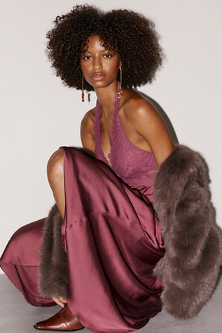 Petal Party Midi Slip Dress