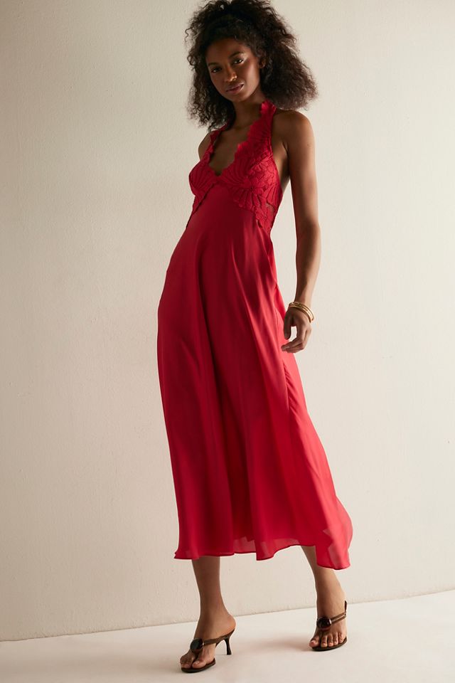 Petal Party Midi Slip Dress #2
