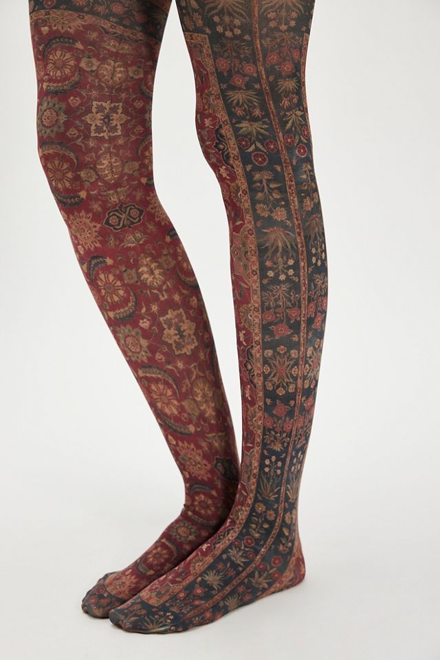 Scolling Vines And Blossom Tights #1