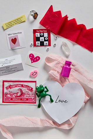 Heart Deluxe Surprise Ball by Tops Malibu at Free People in Red