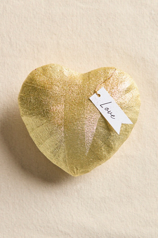 Heart Deluxe Surprise Ball by Tops Malibu at Free People in Gold