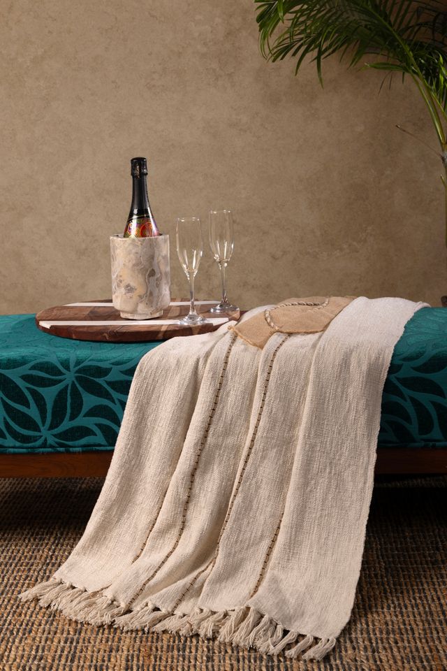 GAURI KOHLI Zoya Throw Blanket #3