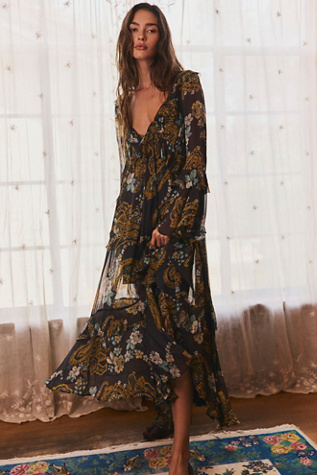 Robe Maxi Pétales de Paisley