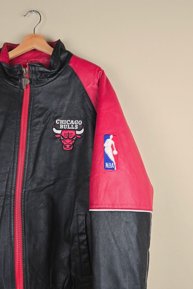 Vintage 90s Pro Player Chicago Bulls Leather Jacket (Very Rare!) Selected By The Igala NYC #1