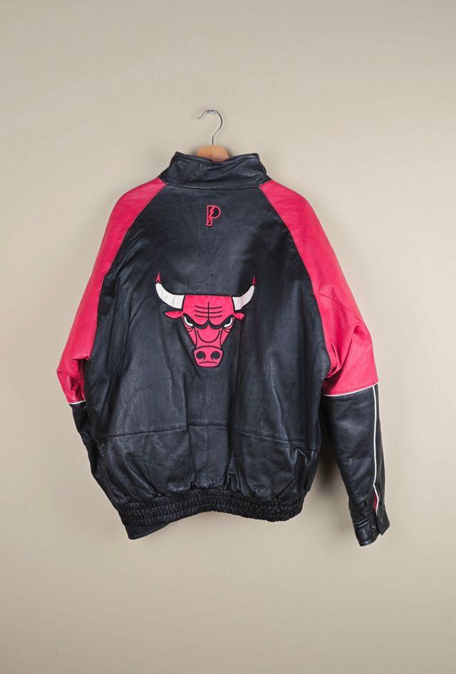 Vintage 90s Pro Player Chicago Bulls Leather Jacket (Very Rare!) Selected By The Igala NYC #2