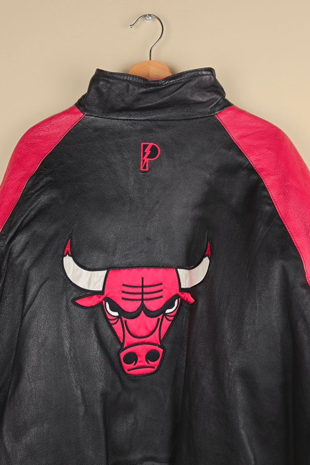Vintage 90s Pro Player Chicago Bulls Leather Jacket (Very Rare!) Selected By The Igala NYC #3