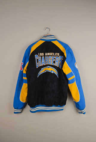 Vintage NFL LA Chargers Leather Jacket Selected By The Igala NYC