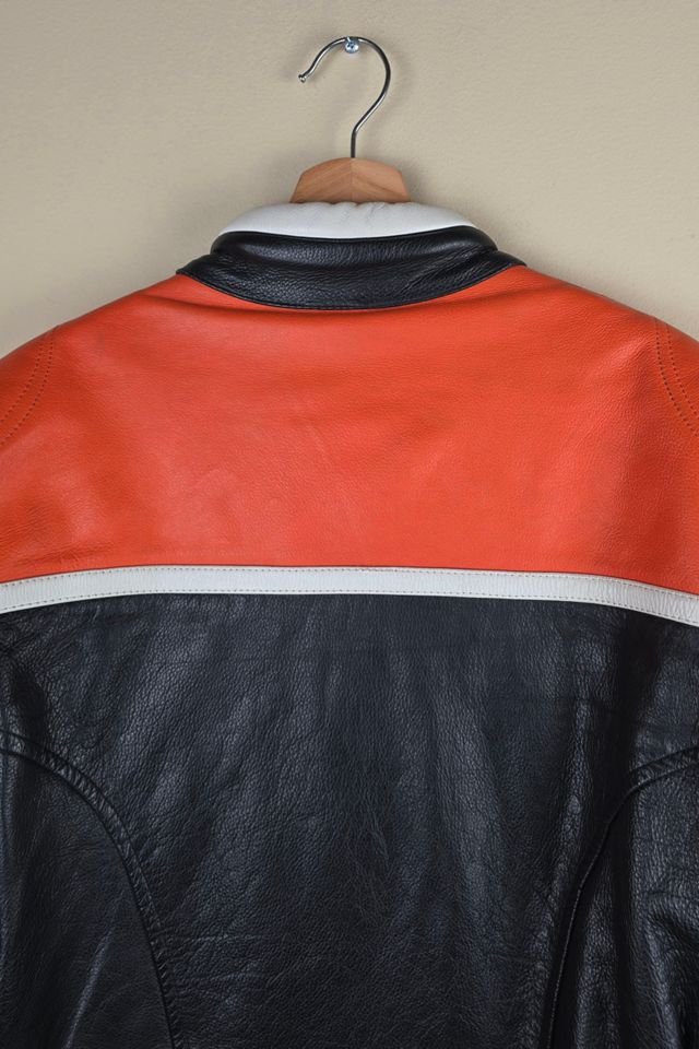 Vintage 90s Motul Leather Biker Jacket (Rare!) Selected By The Igala NYC #3