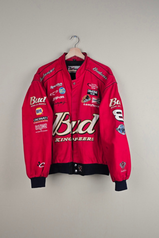 Vintage NASCAR Budweiser Jacket Selected By The Igala NYC