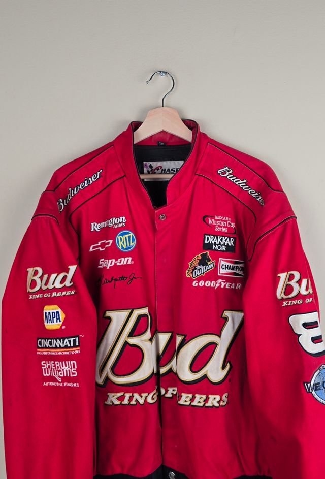 Vintage NASCAR Budweiser Jacket Selected By The Igala NYC #1