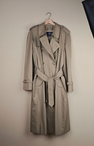 Vintage Fall/Winter 2004 Runway Burberry Trench Coat Selected By The Igala NYC