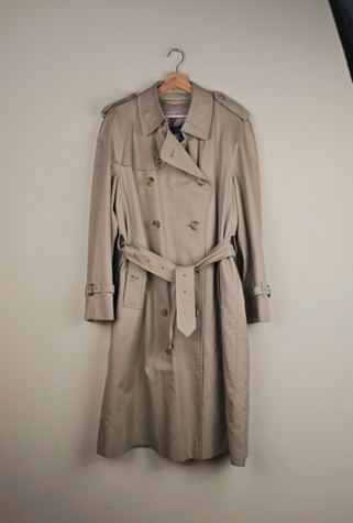 Vintage Fall/Winter 2004 Runway Burberry Trench Coat Selected By The Igala NYC