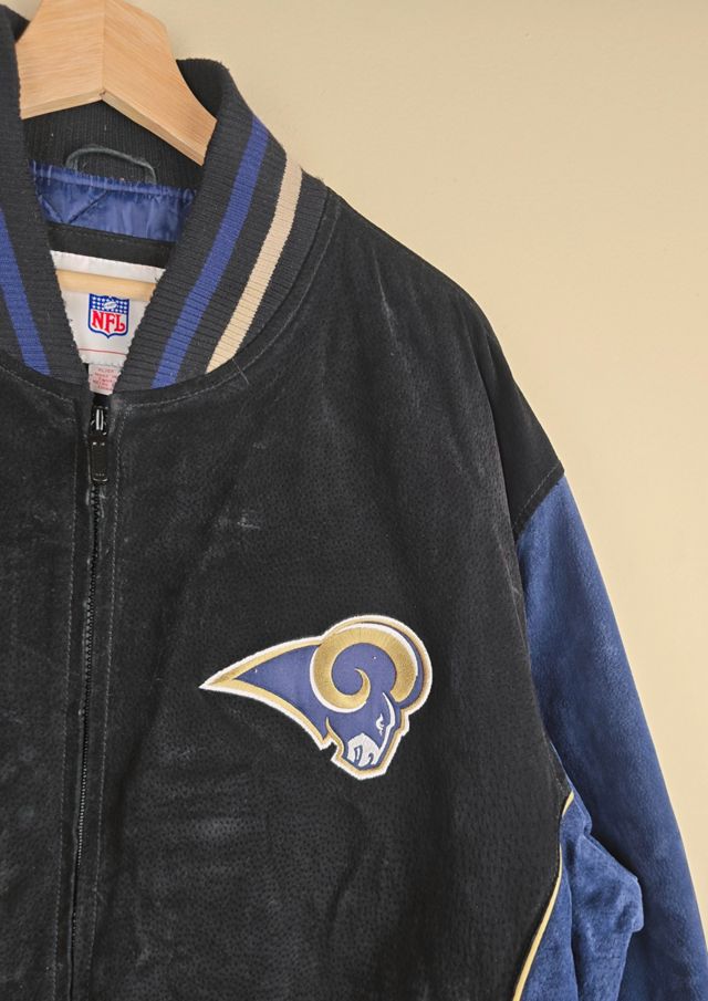 Vintage NFL Los Angeles Rams Leather Jacket Selected By The Igala NYC #2