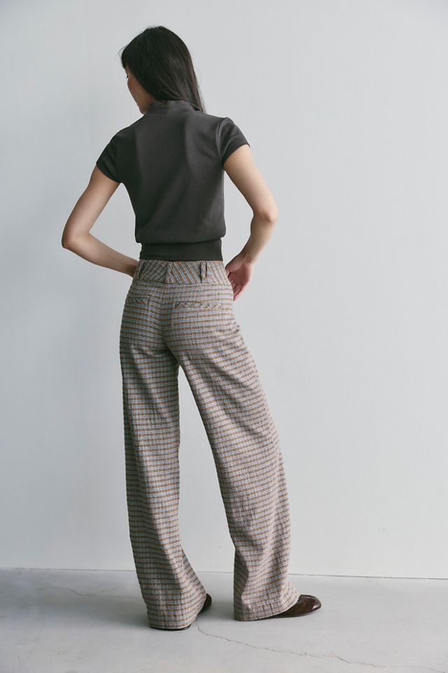 Time Flies Low-Rise Clean Trousers #1