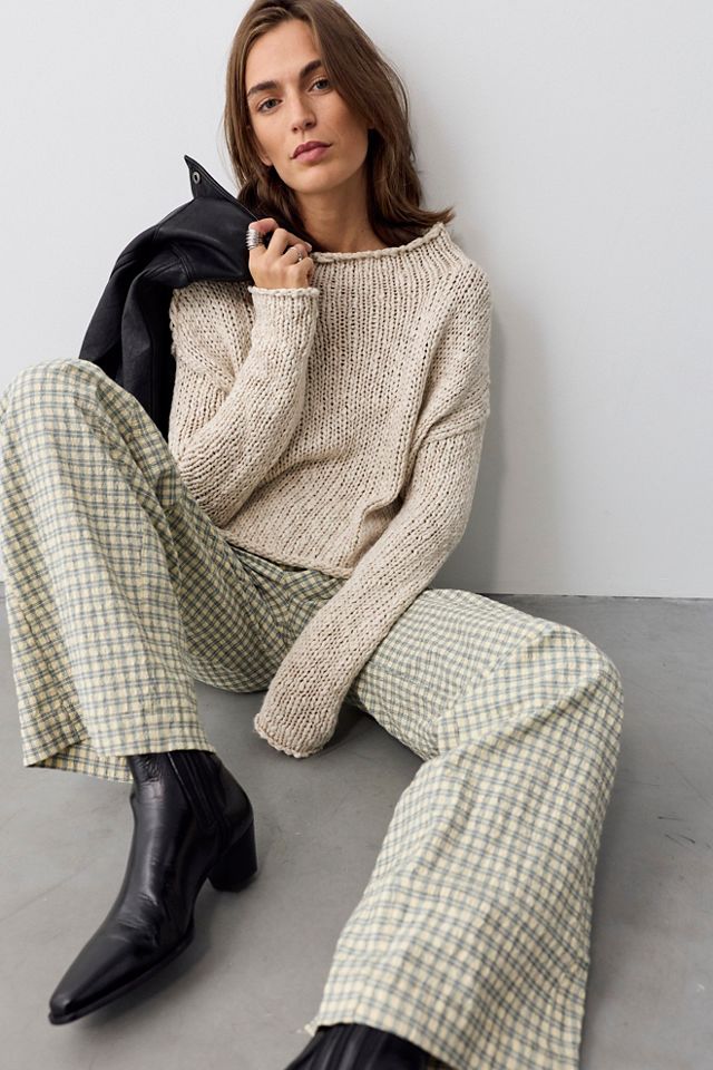 Time Flies Low-Rise Clean Trousers #2