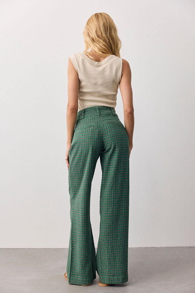 Time Flies Low-Rise Clean Trousers #1