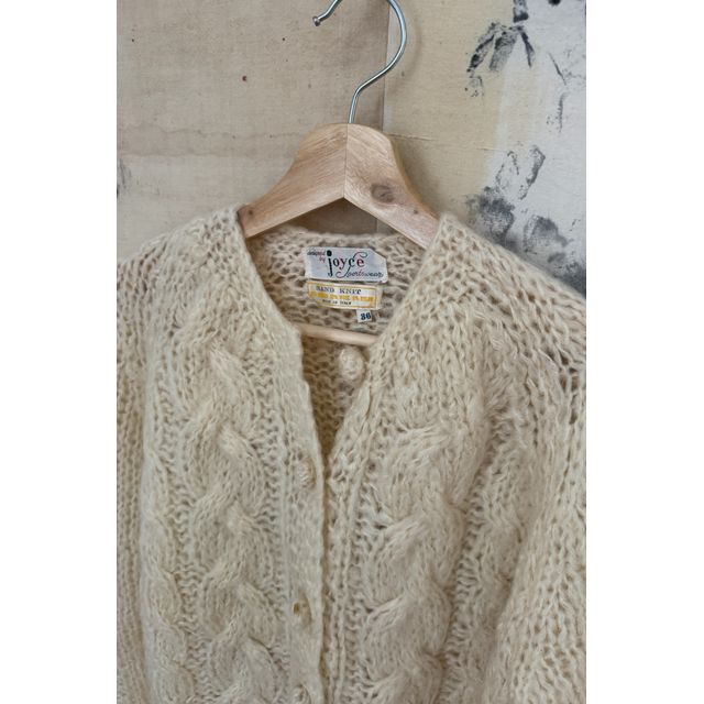 GOOD DAYS 1950s/60s Cable Knit Cardigan #3