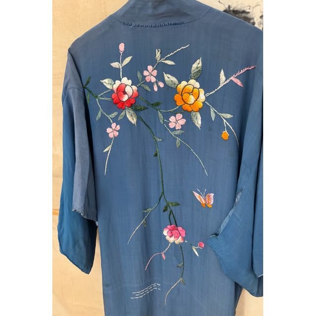 GOOD DAYS Vintage 1940s/30s Embroidered Kimono #3