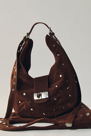 Laagam Vixen Stud Bag at Free People in Cognac