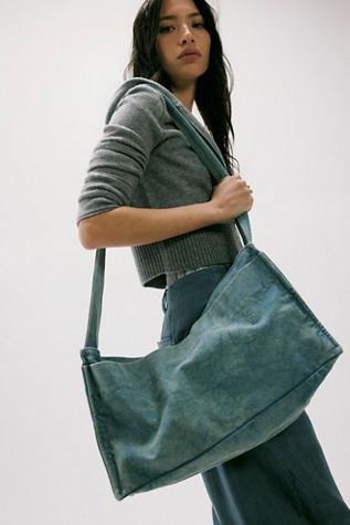 Camp Crush Sling Bag by Free People in Blue