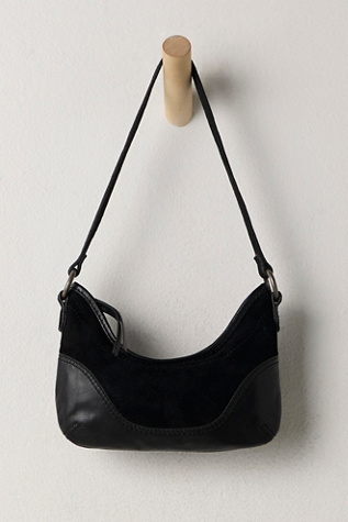 Женская сумка Free People Sindy Leather Shoulder, цвет: Чёрный — фото 3