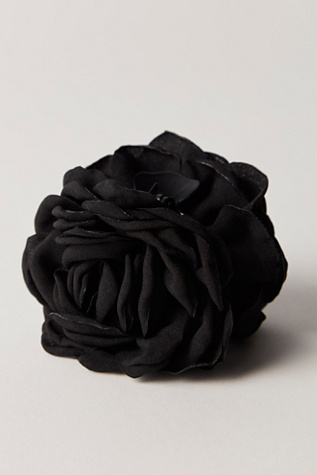 Женские аксессуары для волос Free People Belle Rosette Claw Clip, цвет: Чёрный — фото 2