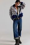 The Tales Mixed Denim Flannel Button Down