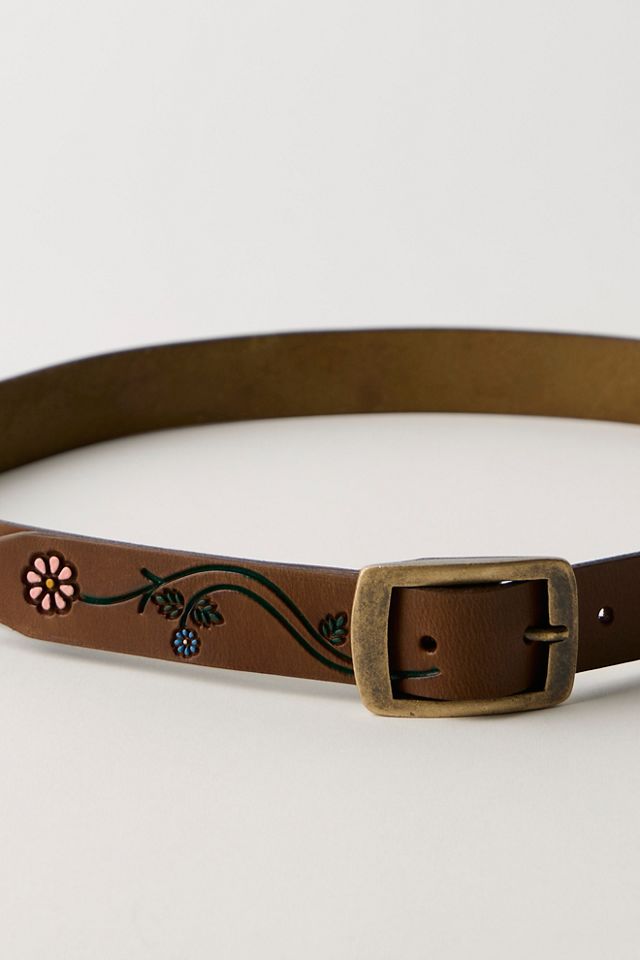 Petra Leather Belt | Free People display picture 2