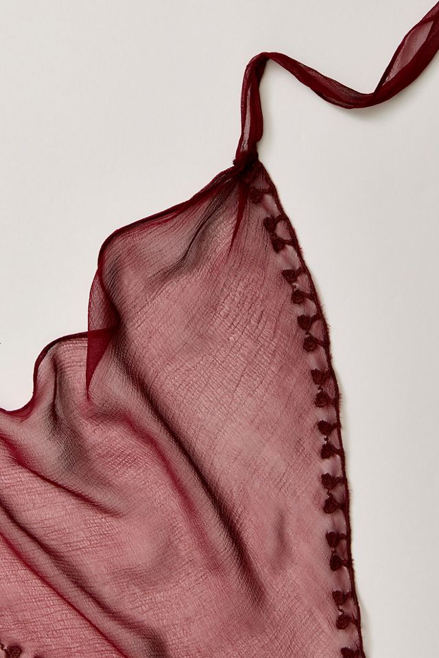 Foulard à cheveux transparent Chrissy #1