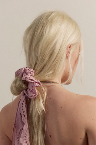 High Sky Pony Scarf at Free People in Lilac