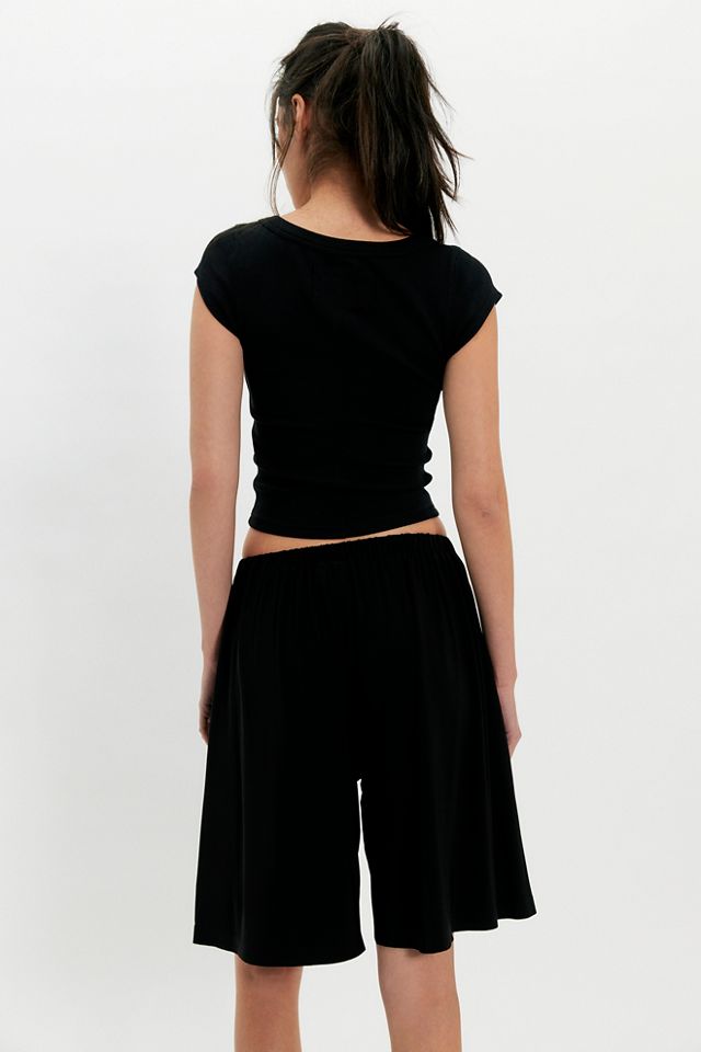 Norma Kamali Menswear Pleated Bermuda Shorts #1