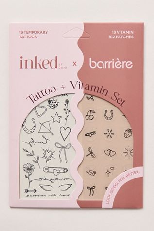 INKED by dani x Barriere Tattoo + Vitamin Set