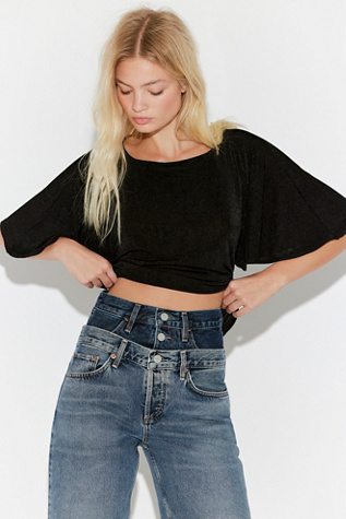 Dolan Flutter Sleeve Top