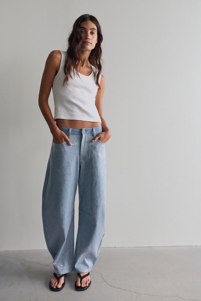 Ksubi Sequin Barrel Jeans #3