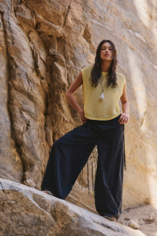 Sun Dazed Pants by free-est at Free People in Black, Size: XS
